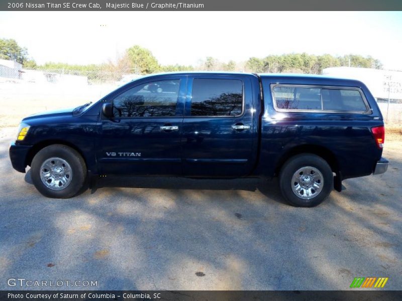 Majestic Blue / Graphite/Titanium 2006 Nissan Titan SE Crew Cab