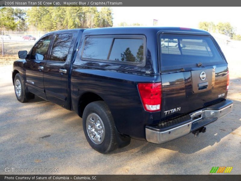 Majestic Blue / Graphite/Titanium 2006 Nissan Titan SE Crew Cab