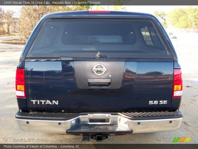 Majestic Blue / Graphite/Titanium 2006 Nissan Titan SE Crew Cab