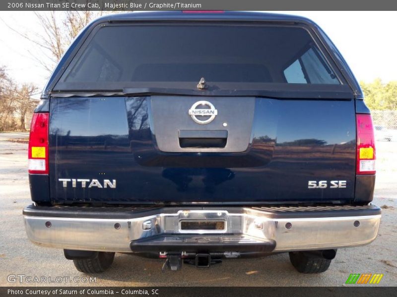 Majestic Blue / Graphite/Titanium 2006 Nissan Titan SE Crew Cab