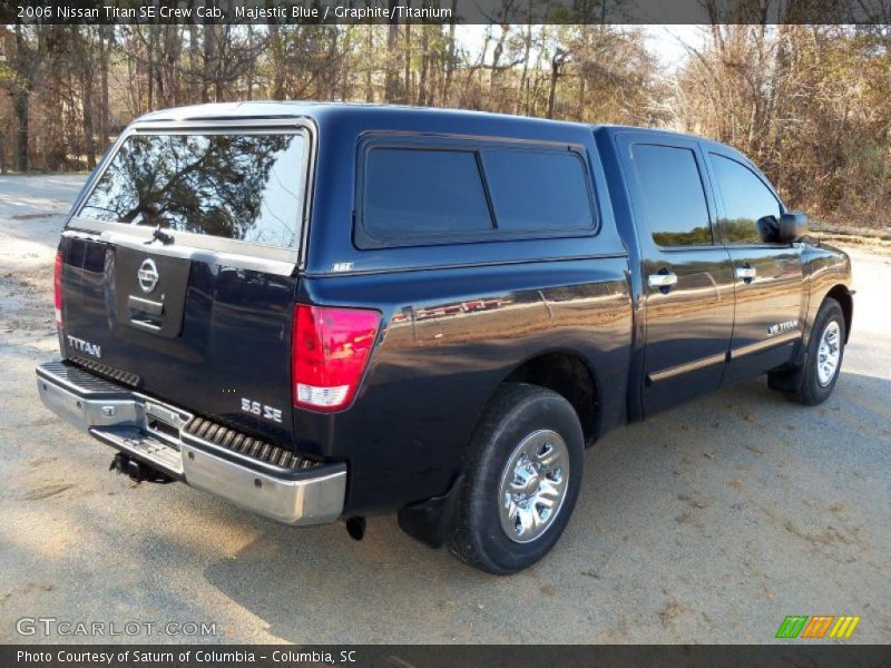 Majestic Blue / Graphite/Titanium 2006 Nissan Titan SE Crew Cab
