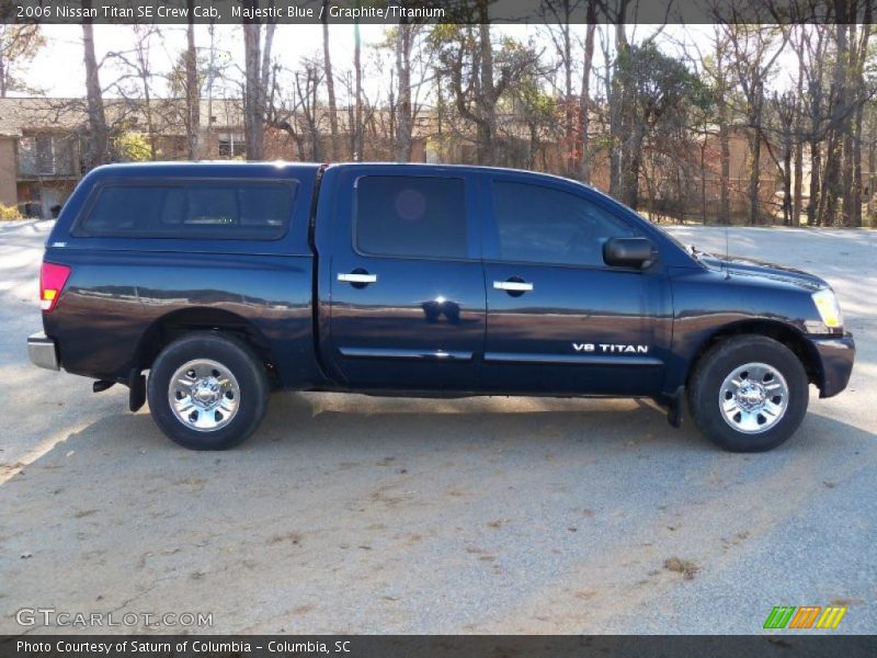 Majestic Blue / Graphite/Titanium 2006 Nissan Titan SE Crew Cab