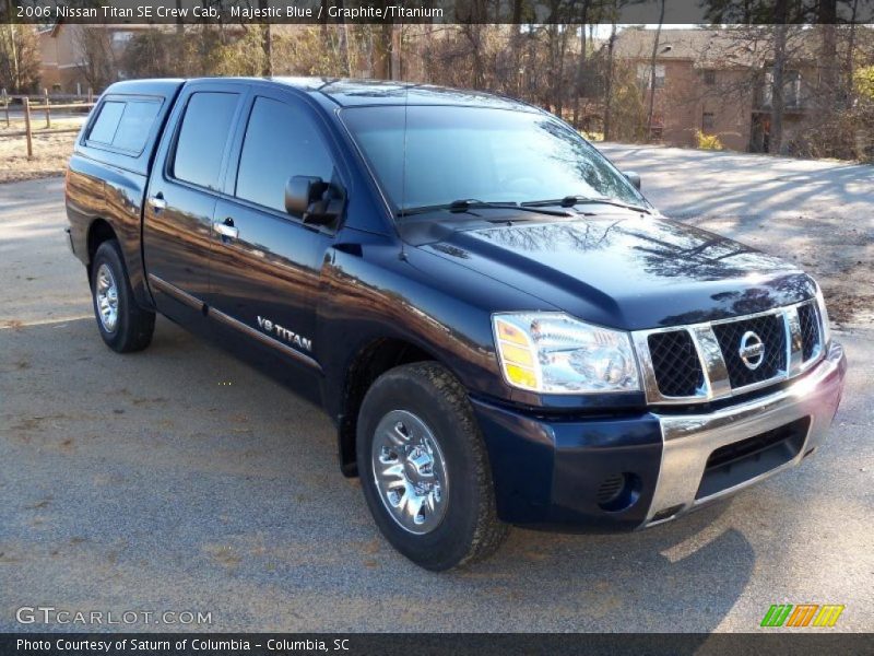 Majestic Blue / Graphite/Titanium 2006 Nissan Titan SE Crew Cab