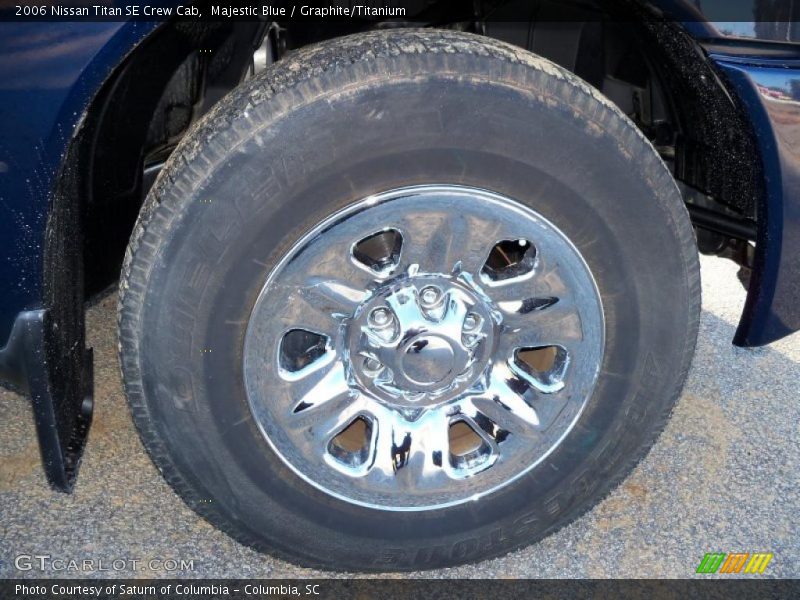 Majestic Blue / Graphite/Titanium 2006 Nissan Titan SE Crew Cab