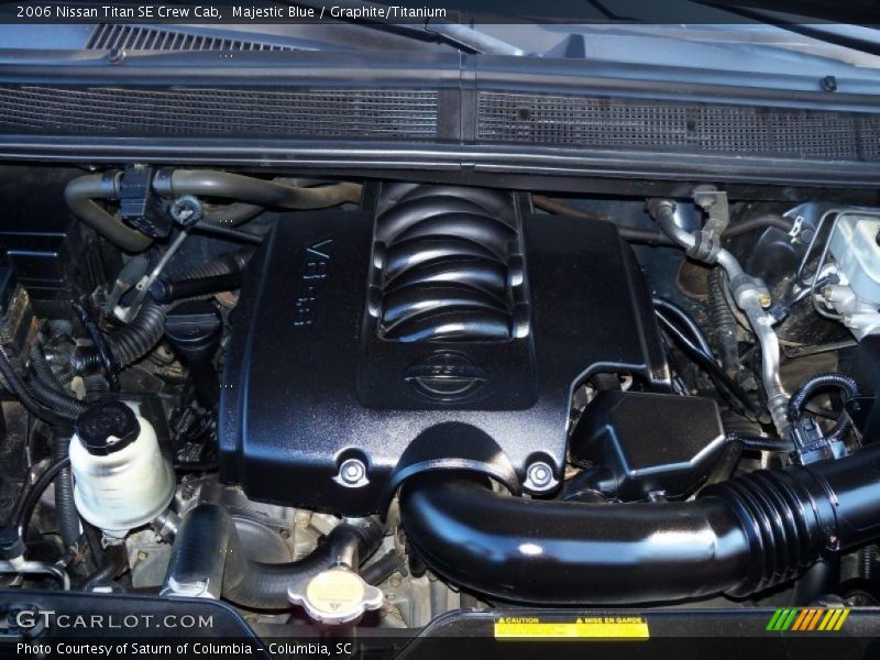 Majestic Blue / Graphite/Titanium 2006 Nissan Titan SE Crew Cab