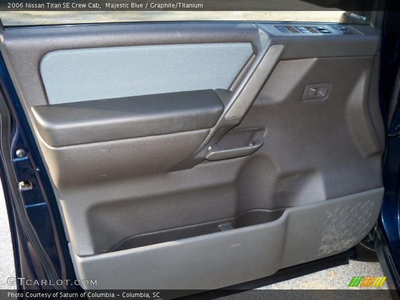 Majestic Blue / Graphite/Titanium 2006 Nissan Titan SE Crew Cab