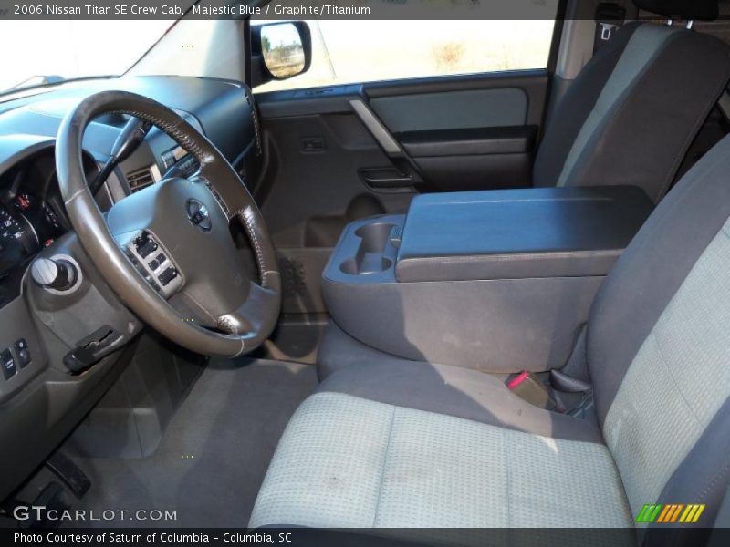 Majestic Blue / Graphite/Titanium 2006 Nissan Titan SE Crew Cab