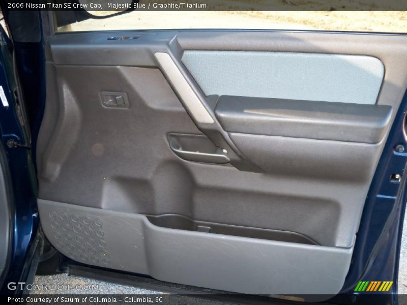 Majestic Blue / Graphite/Titanium 2006 Nissan Titan SE Crew Cab