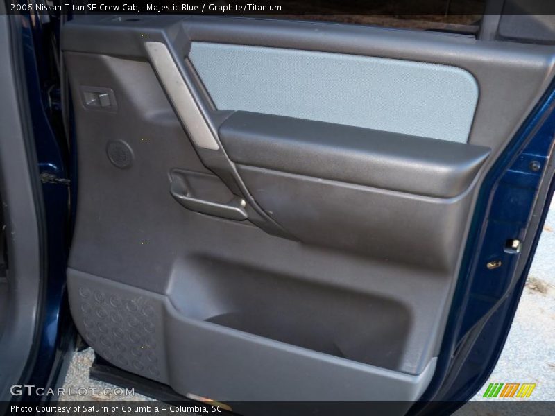 Majestic Blue / Graphite/Titanium 2006 Nissan Titan SE Crew Cab