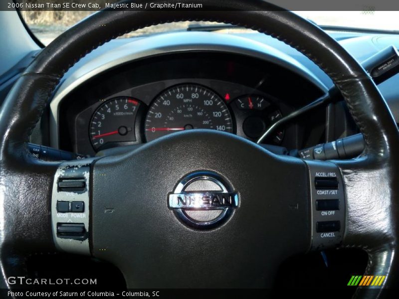 Majestic Blue / Graphite/Titanium 2006 Nissan Titan SE Crew Cab