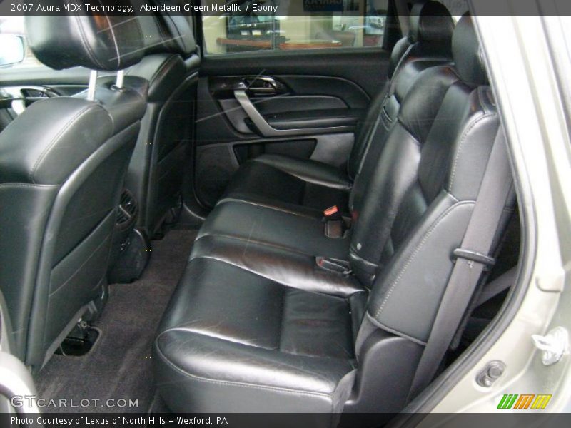 Aberdeen Green Metallic / Ebony 2007 Acura MDX Technology