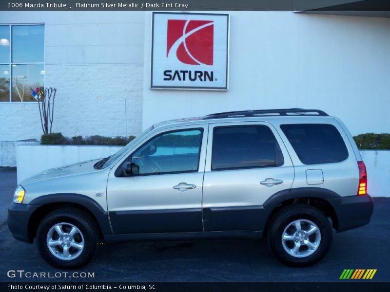 Platinum Silver Metallic / Dark Flint Gray 2006 Mazda Tribute i