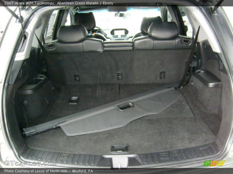 Aberdeen Green Metallic / Ebony 2007 Acura MDX Technology
