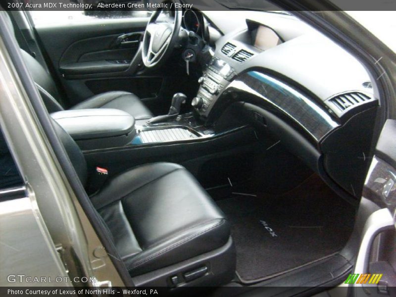 Aberdeen Green Metallic / Ebony 2007 Acura MDX Technology