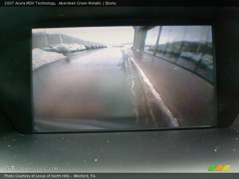 Aberdeen Green Metallic / Ebony 2007 Acura MDX Technology