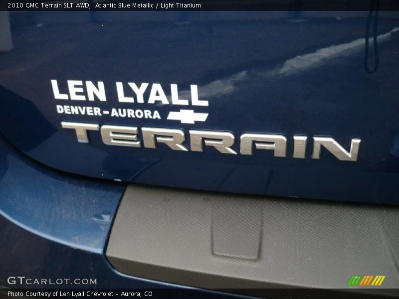 Atlantic Blue Metallic / Light Titanium 2010 GMC Terrain SLT AWD
