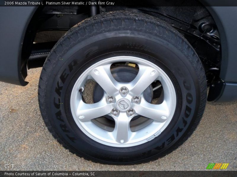 Platinum Silver Metallic / Dark Flint Gray 2006 Mazda Tribute i