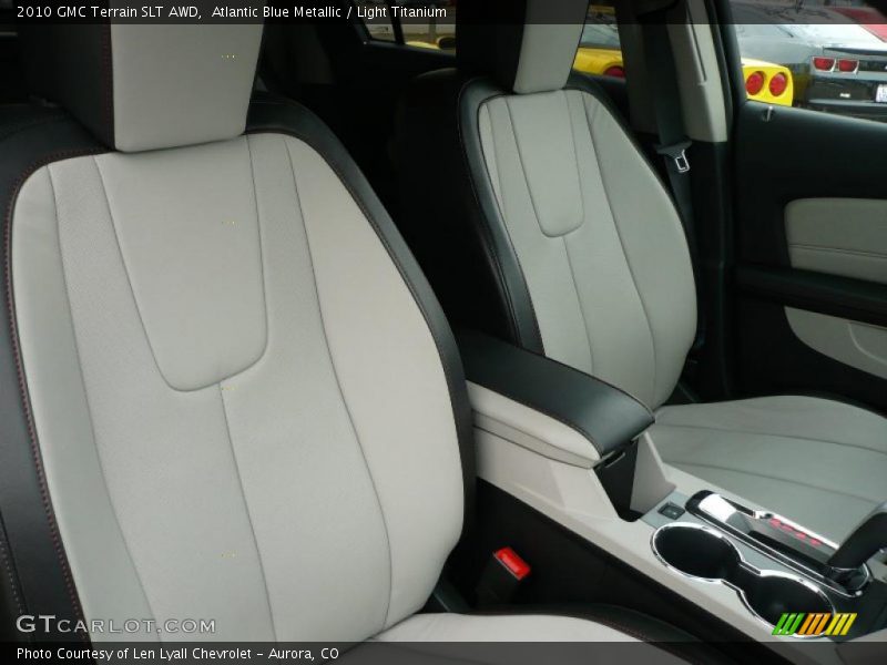 Atlantic Blue Metallic / Light Titanium 2010 GMC Terrain SLT AWD