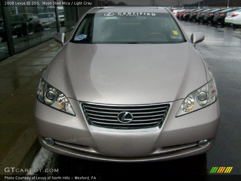 Moon Shell Mica / Light Gray 2008 Lexus ES 350