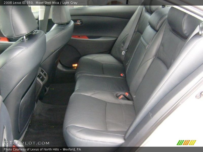 Moon Shell Mica / Light Gray 2008 Lexus ES 350