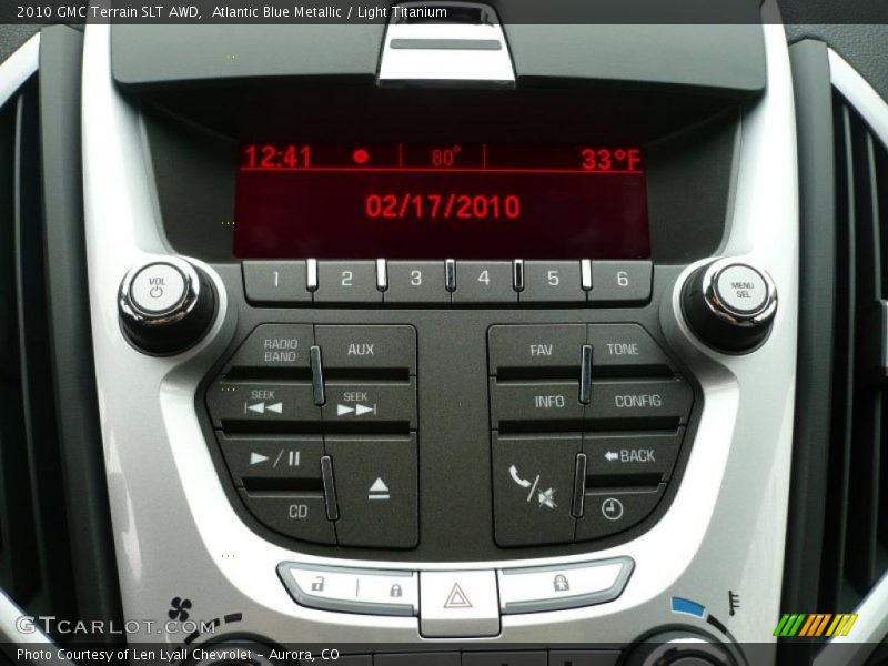 Atlantic Blue Metallic / Light Titanium 2010 GMC Terrain SLT AWD