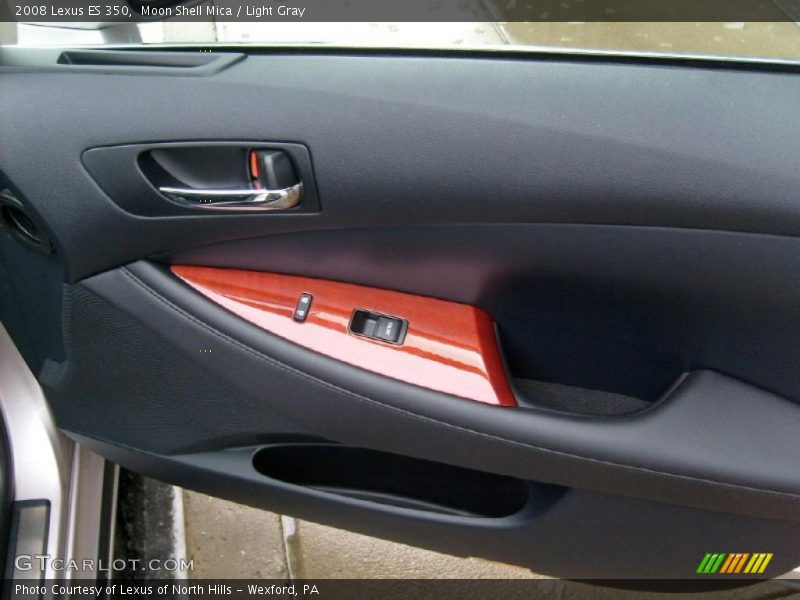 Moon Shell Mica / Light Gray 2008 Lexus ES 350