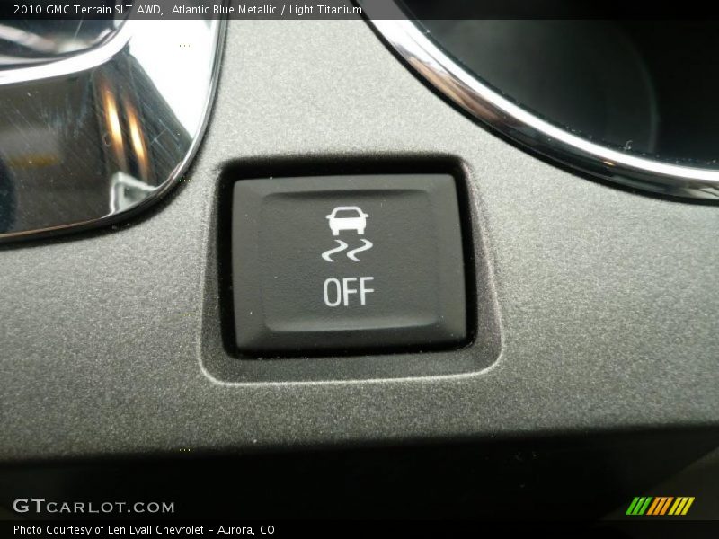 Atlantic Blue Metallic / Light Titanium 2010 GMC Terrain SLT AWD