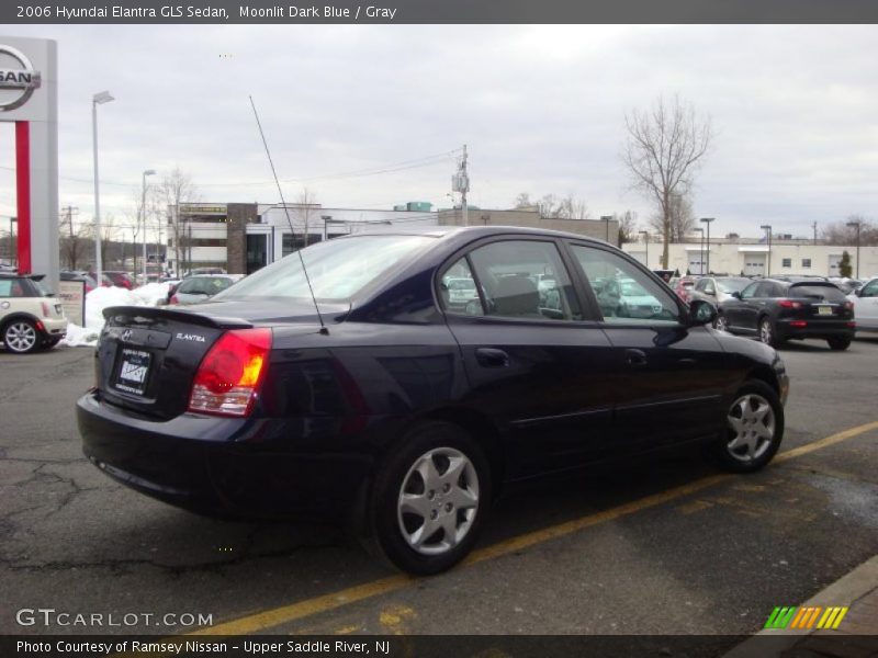 Moonlit Dark Blue / Gray 2006 Hyundai Elantra GLS Sedan