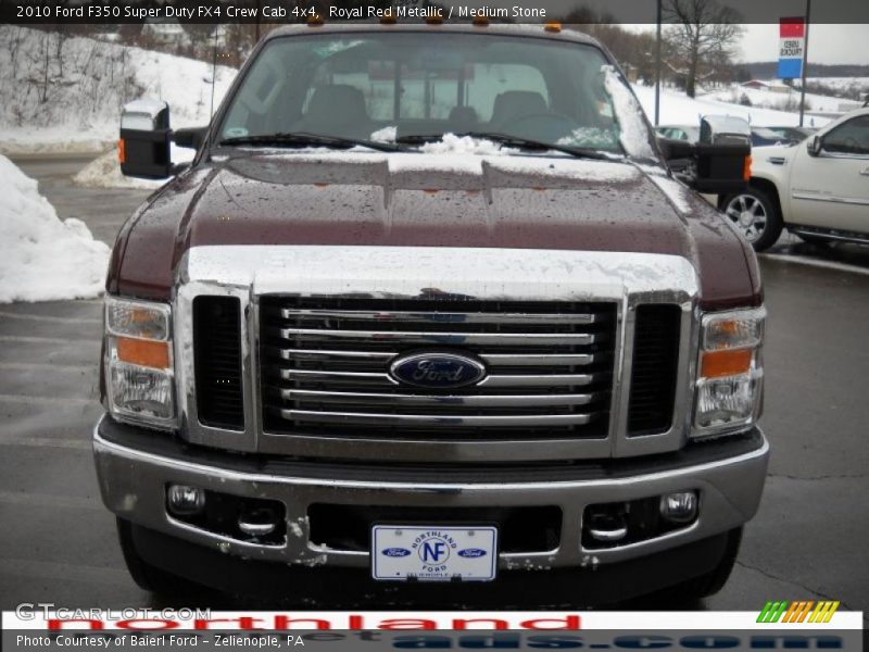 Royal Red Metallic / Medium Stone 2010 Ford F350 Super Duty FX4 Crew Cab 4x4