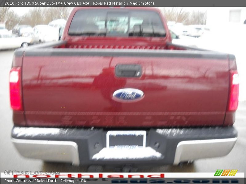 Royal Red Metallic / Medium Stone 2010 Ford F350 Super Duty FX4 Crew Cab 4x4