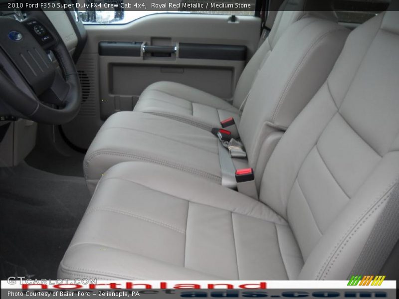 Royal Red Metallic / Medium Stone 2010 Ford F350 Super Duty FX4 Crew Cab 4x4