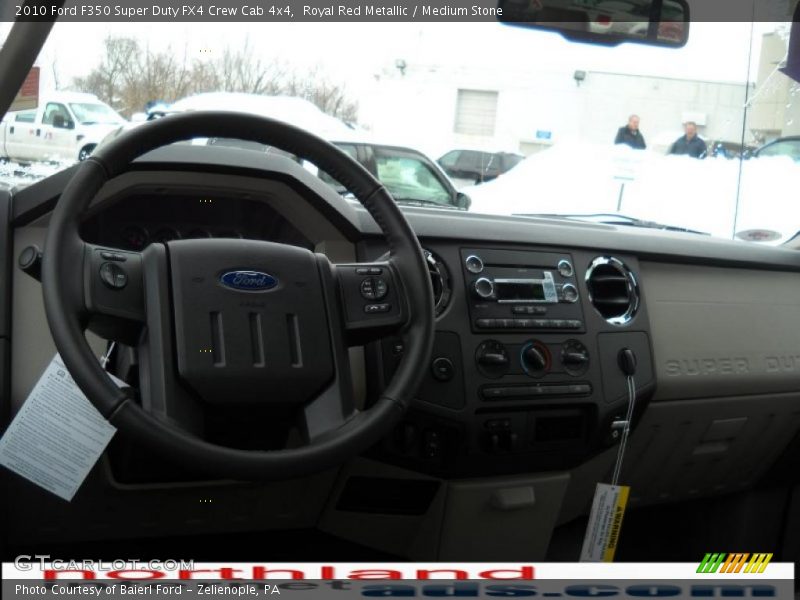 Royal Red Metallic / Medium Stone 2010 Ford F350 Super Duty FX4 Crew Cab 4x4