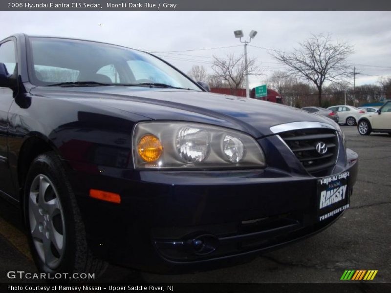 Moonlit Dark Blue / Gray 2006 Hyundai Elantra GLS Sedan