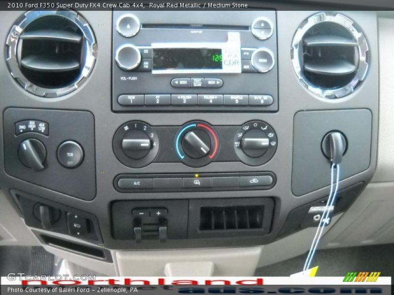Royal Red Metallic / Medium Stone 2010 Ford F350 Super Duty FX4 Crew Cab 4x4