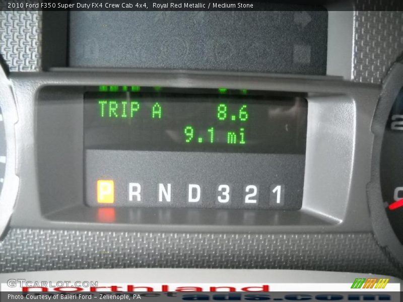 Royal Red Metallic / Medium Stone 2010 Ford F350 Super Duty FX4 Crew Cab 4x4