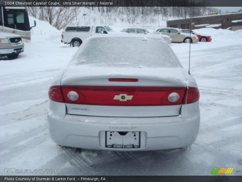 Ultra Silver Metallic / Neutral 2004 Chevrolet Cavalier Coupe
