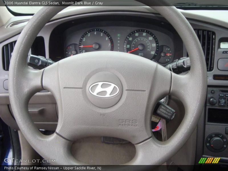 Moonlit Dark Blue / Gray 2006 Hyundai Elantra GLS Sedan