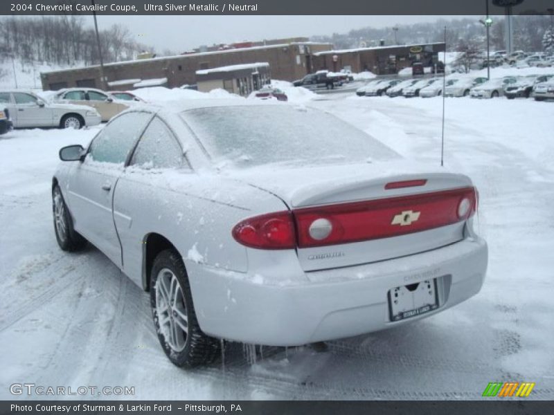 Ultra Silver Metallic / Neutral 2004 Chevrolet Cavalier Coupe