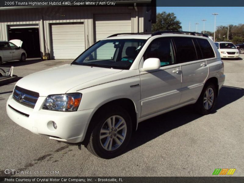 Super White / Ash Gray 2006 Toyota Highlander Hybrid 4WD