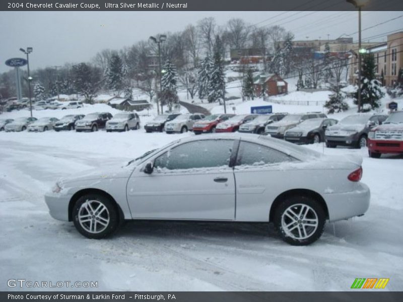 Ultra Silver Metallic / Neutral 2004 Chevrolet Cavalier Coupe