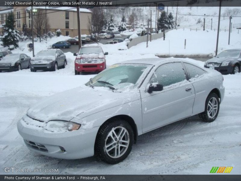 Ultra Silver Metallic / Neutral 2004 Chevrolet Cavalier Coupe
