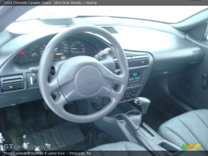 Ultra Silver Metallic / Neutral 2004 Chevrolet Cavalier Coupe