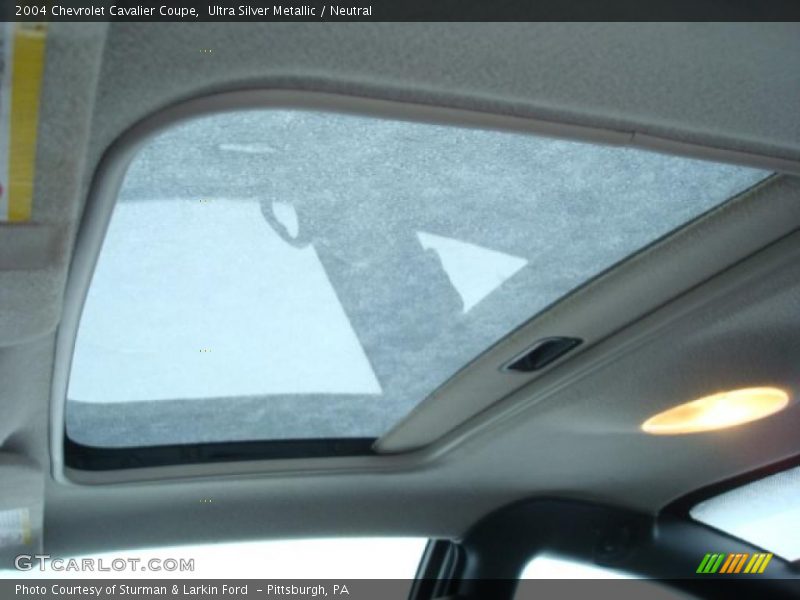 Ultra Silver Metallic / Neutral 2004 Chevrolet Cavalier Coupe