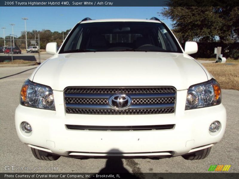 Super White / Ash Gray 2006 Toyota Highlander Hybrid 4WD