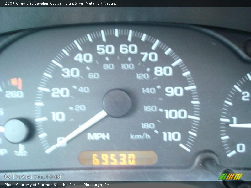 Ultra Silver Metallic / Neutral 2004 Chevrolet Cavalier Coupe