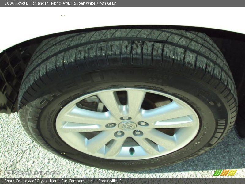 Super White / Ash Gray 2006 Toyota Highlander Hybrid 4WD