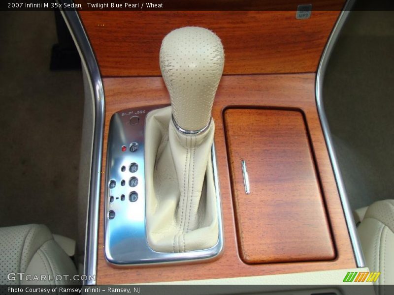 Twilight Blue Pearl / Wheat 2007 Infiniti M 35x Sedan