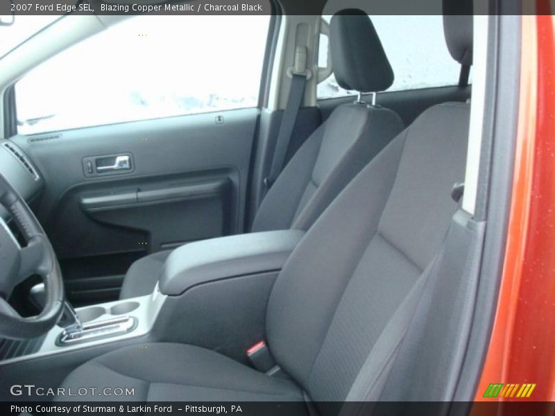 Blazing Copper Metallic / Charcoal Black 2007 Ford Edge SEL