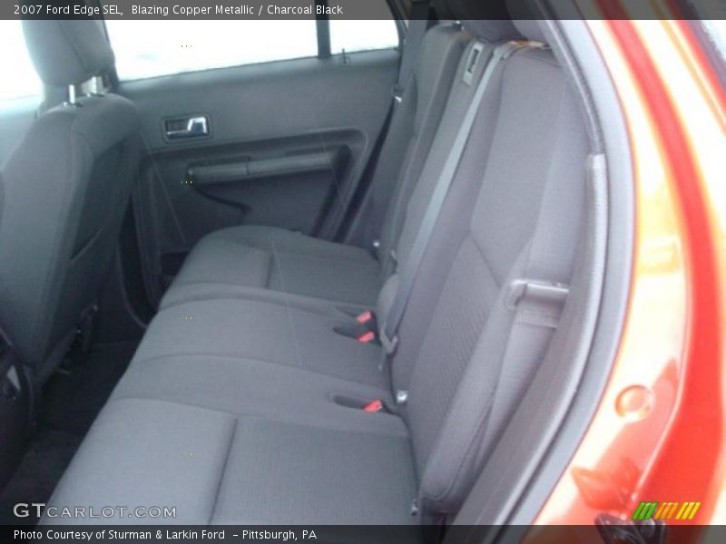 Blazing Copper Metallic / Charcoal Black 2007 Ford Edge SEL
