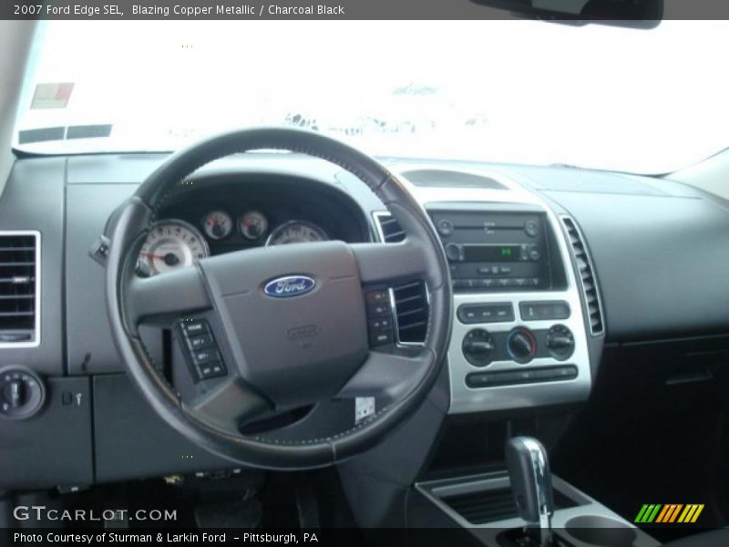 Blazing Copper Metallic / Charcoal Black 2007 Ford Edge SEL